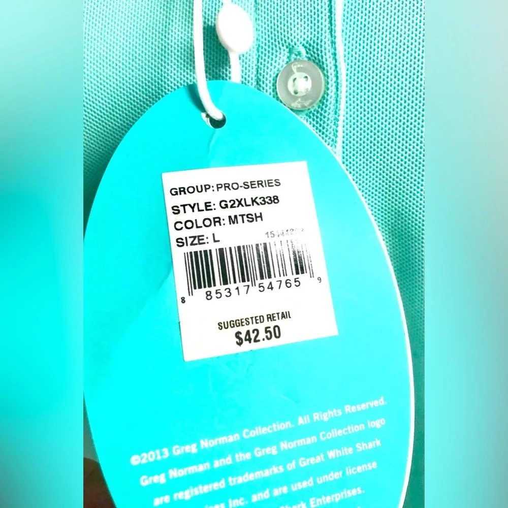 NWT Aqua Sleeveless Golf Shirt - Picture 9 of 10